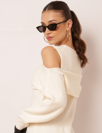 Vestido Tricot Dove - Off White