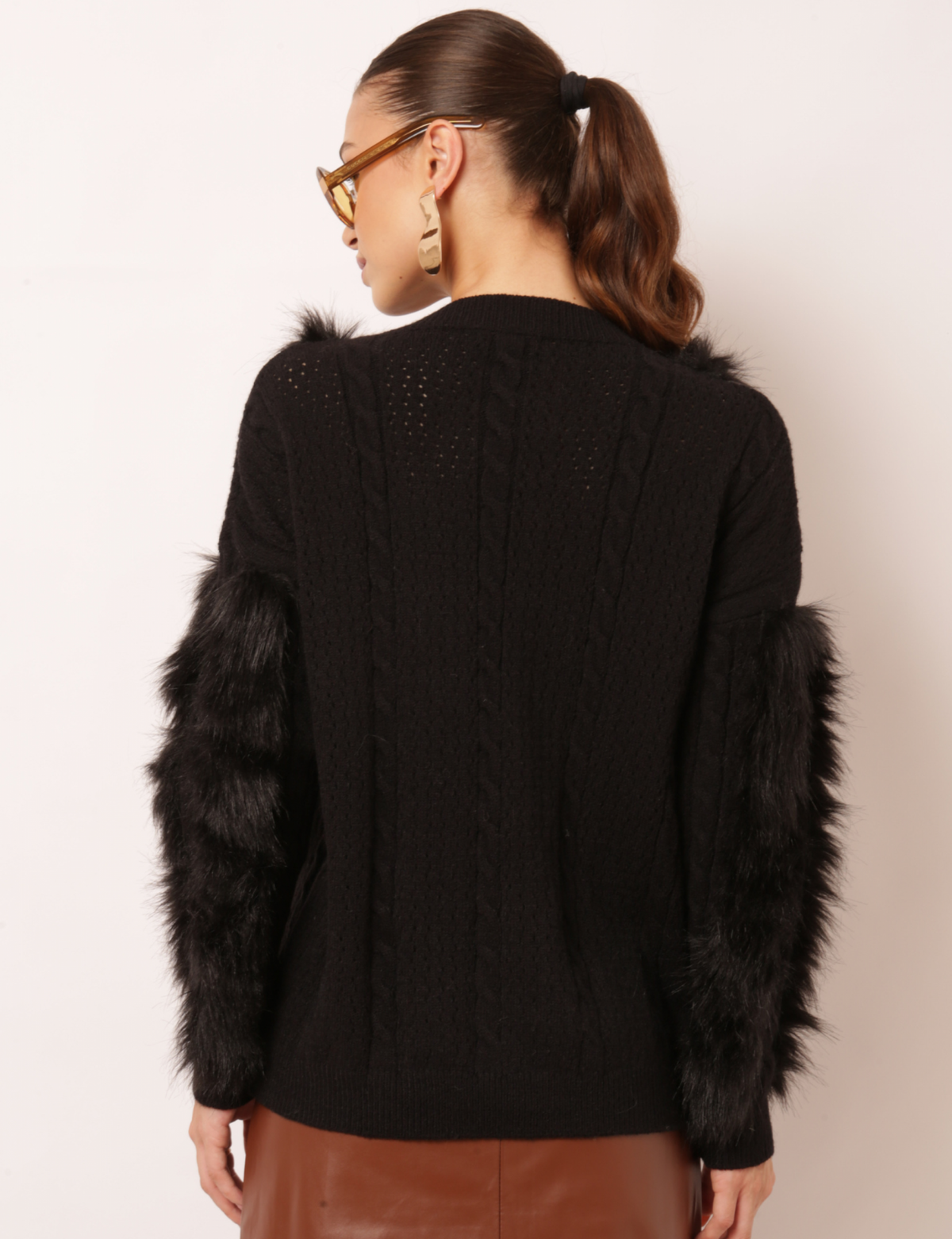 Blusa Tricot Aretha - Preta