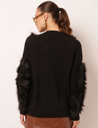 Blusa Tricot Aretha - Preta