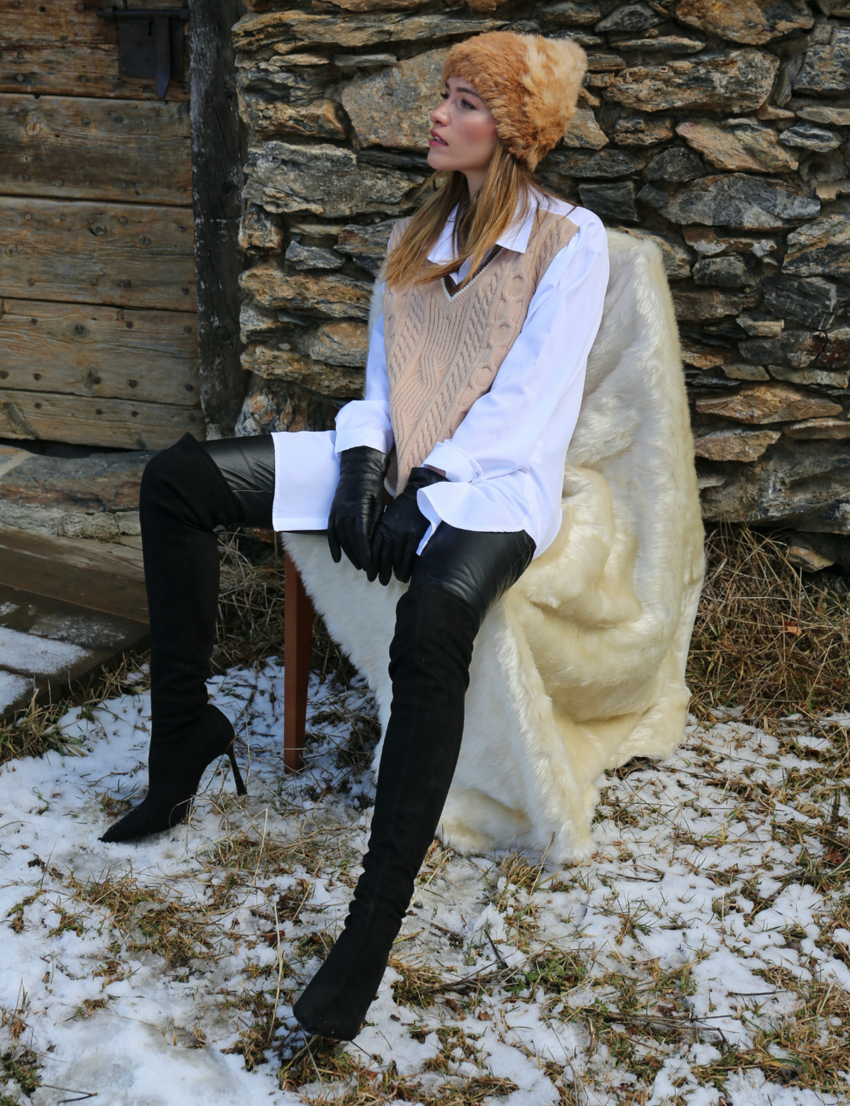 Camisão com Composê Melanie - Cáqui