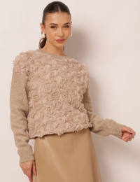 Blusa Tricot Clarice - Cáqui