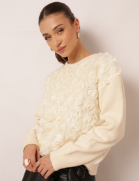 Blusa Tricot Clarice - Off White