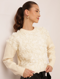 Blusa Tricot Clarice - Off White