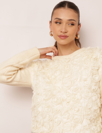 Blusa Tricot Clarice - Off White