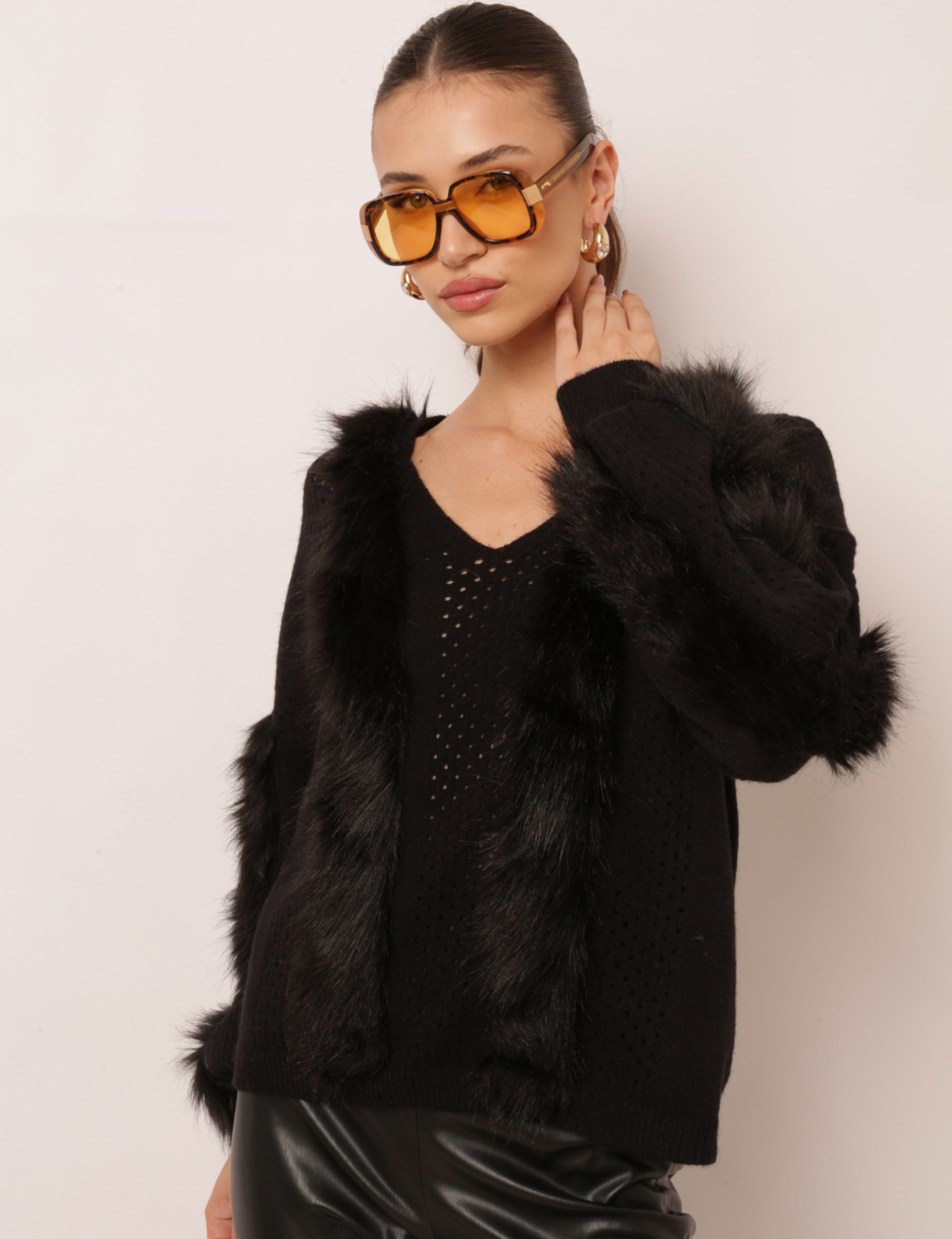 Blusa Tricot Atena - Preto