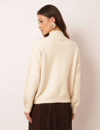 Blusa Bordada Mel - Off White