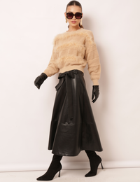 Blusa Tricot Gal - Cáqui