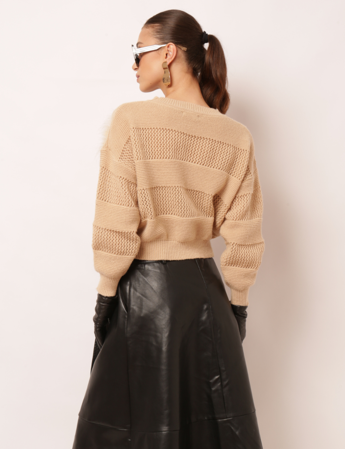 Blusa Tricot Gal - Cáqui