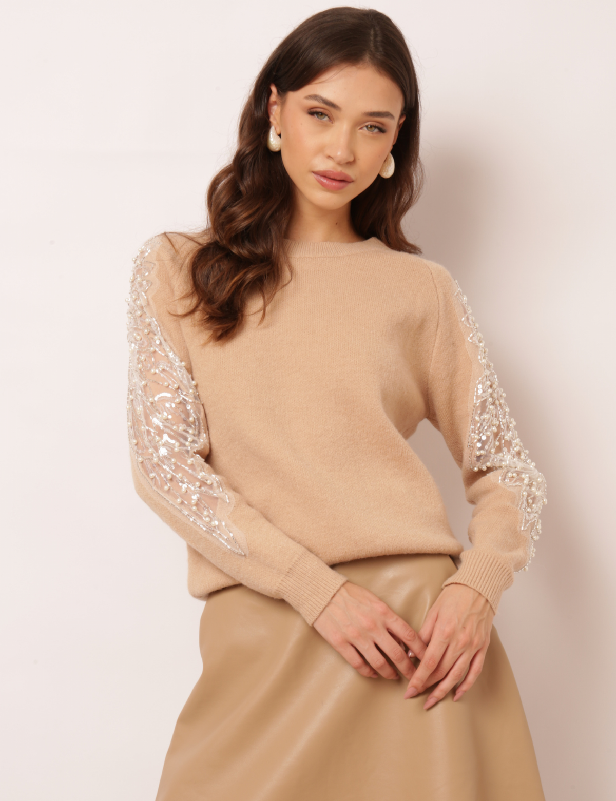 Blusa Tricot Liv - Cáqui