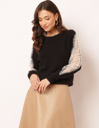 Blusa Liv Tricot - Preta