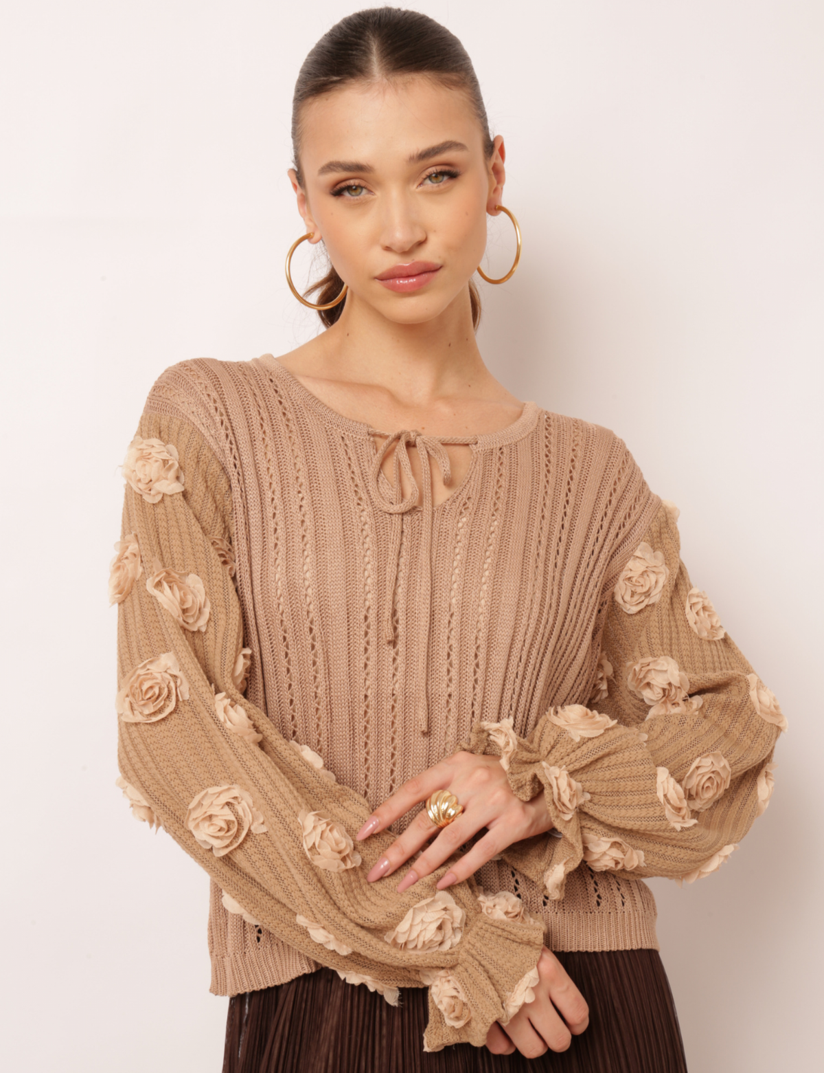 Bata Tricot Belinda - Cáqui