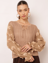 Bata Tricot Belinda - Cáqui