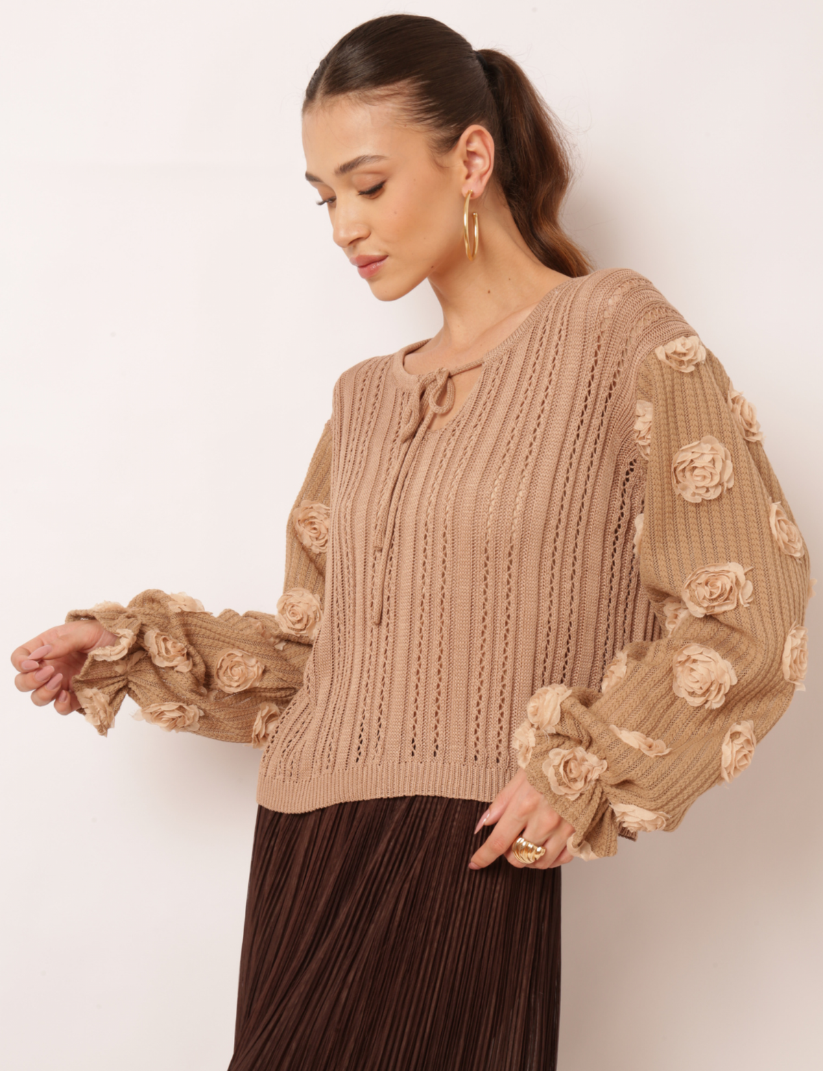 Bata Tricot Belinda - Cáqui