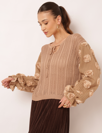 Bata Tricot Belinda - Cáqui