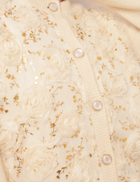 Cardigan Flores Clementine - Off White