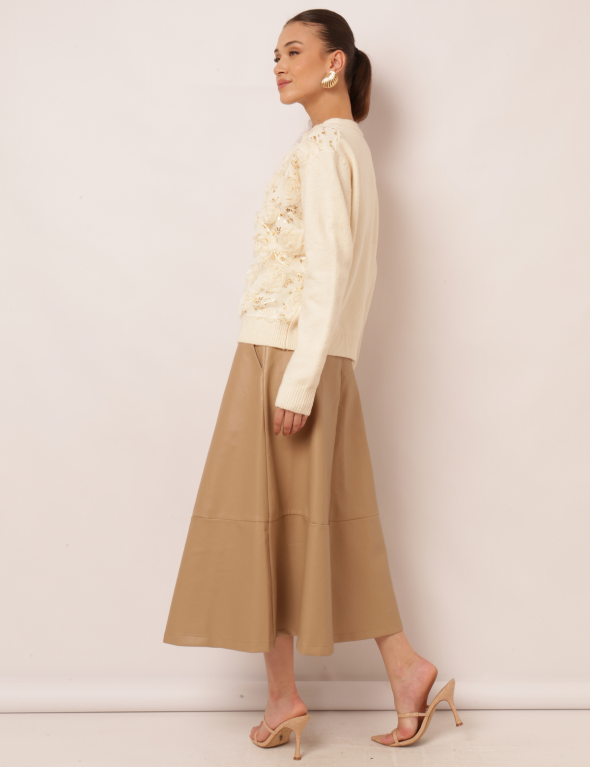 Cardigan Flores Clementine - Off White