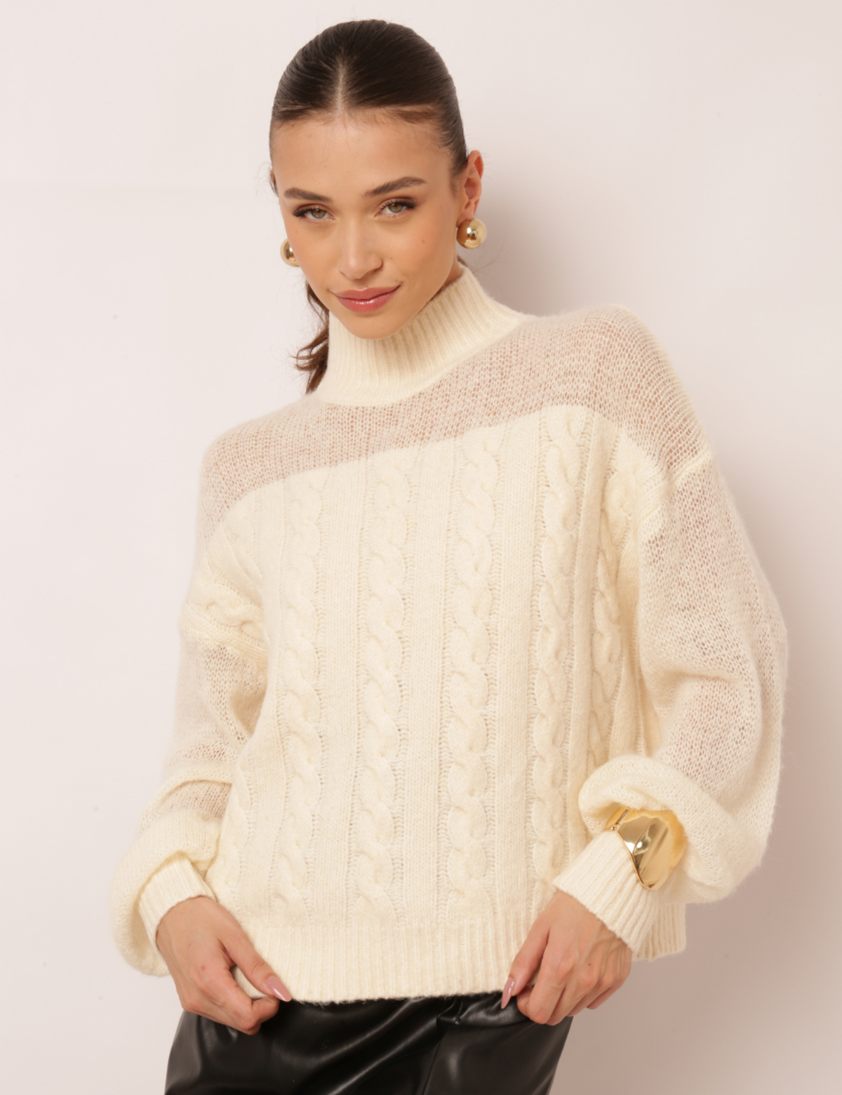 Blusa Tricot Meg - Off White