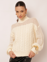 Blusa Tricot Meg - Off White