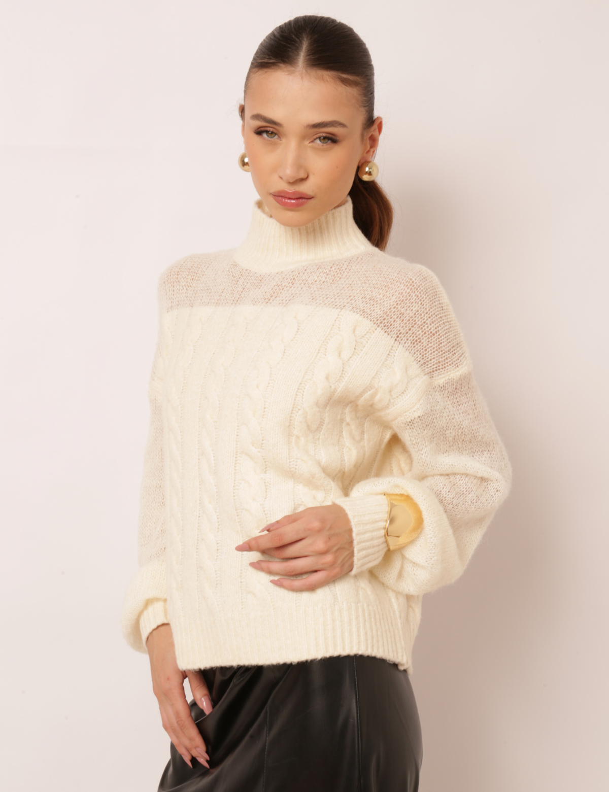 Blusa Tricot Meg - Off White