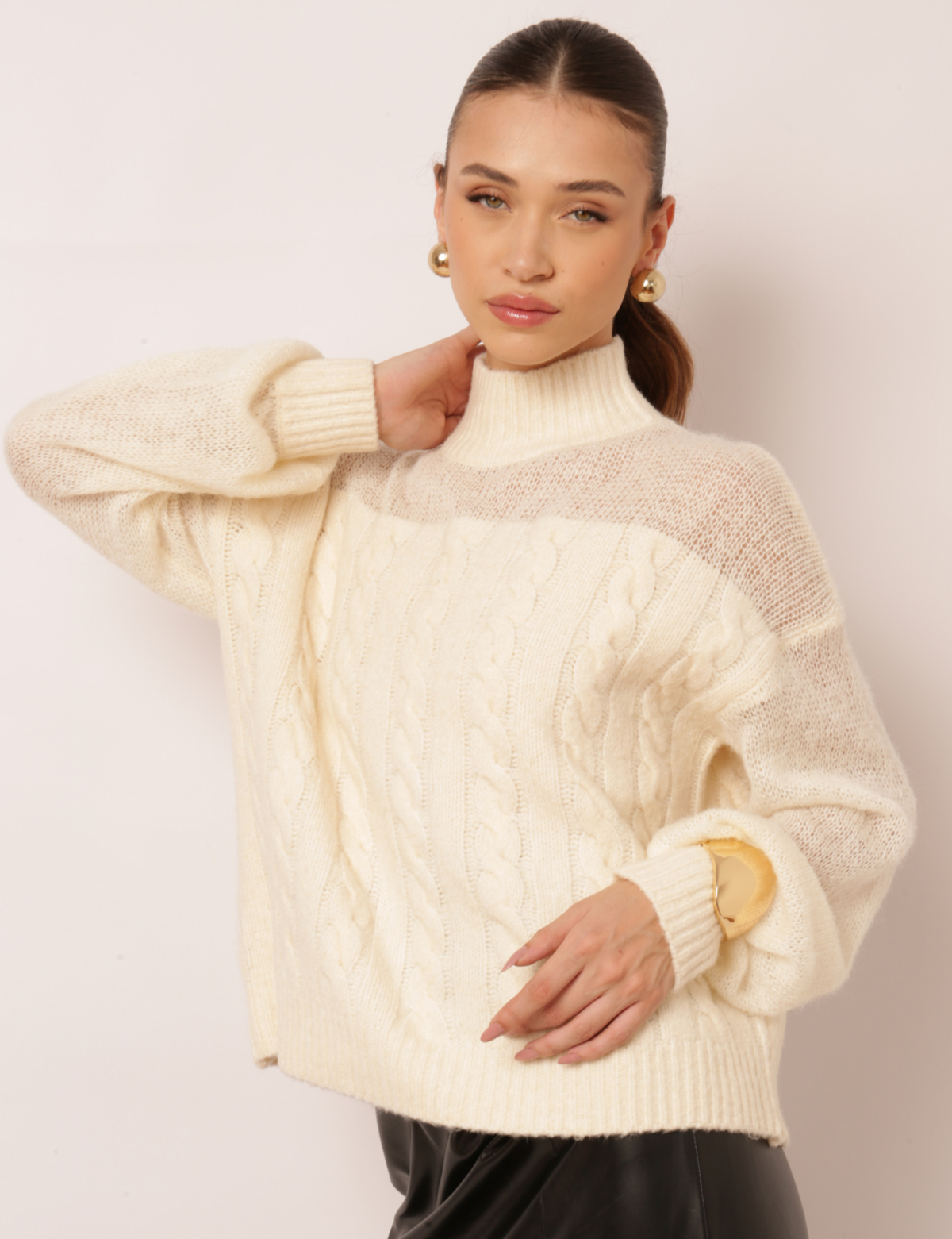 Blusa Tricot Meg - Off White