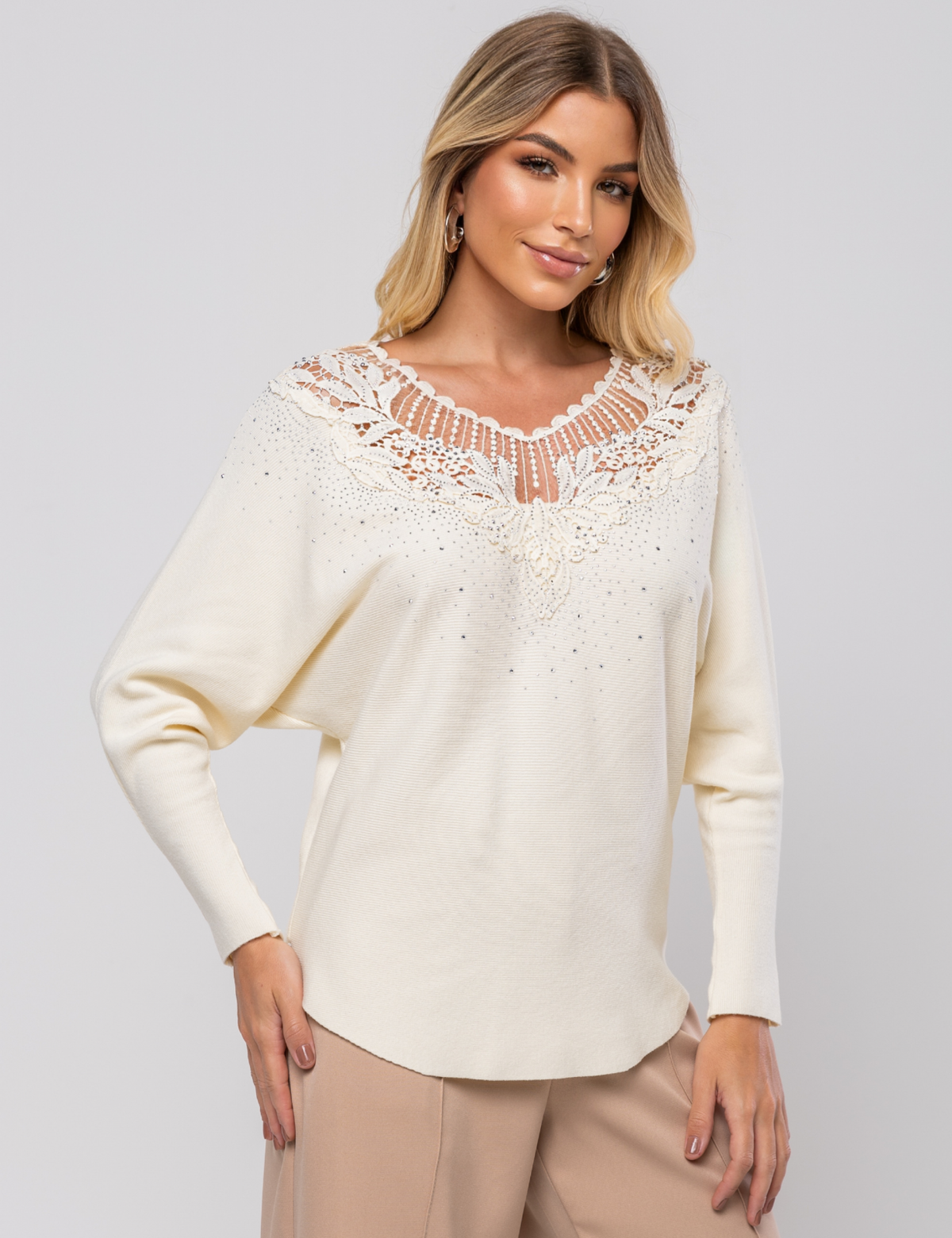 Blusa Ampla Angel - Off White