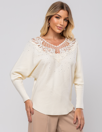 Blusa Ampla Angel - Off White