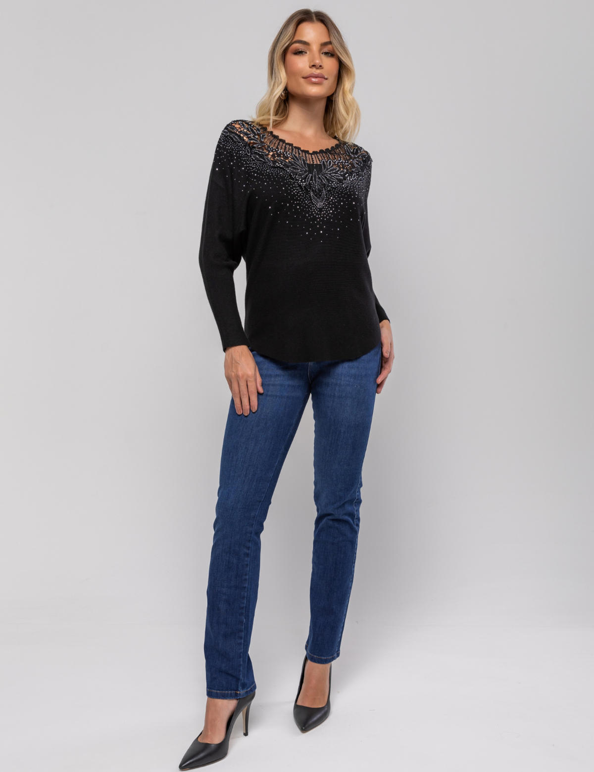 Blusa Ampla Angel - Preta