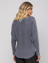 Blusa Ampla Jéssica - Cinza