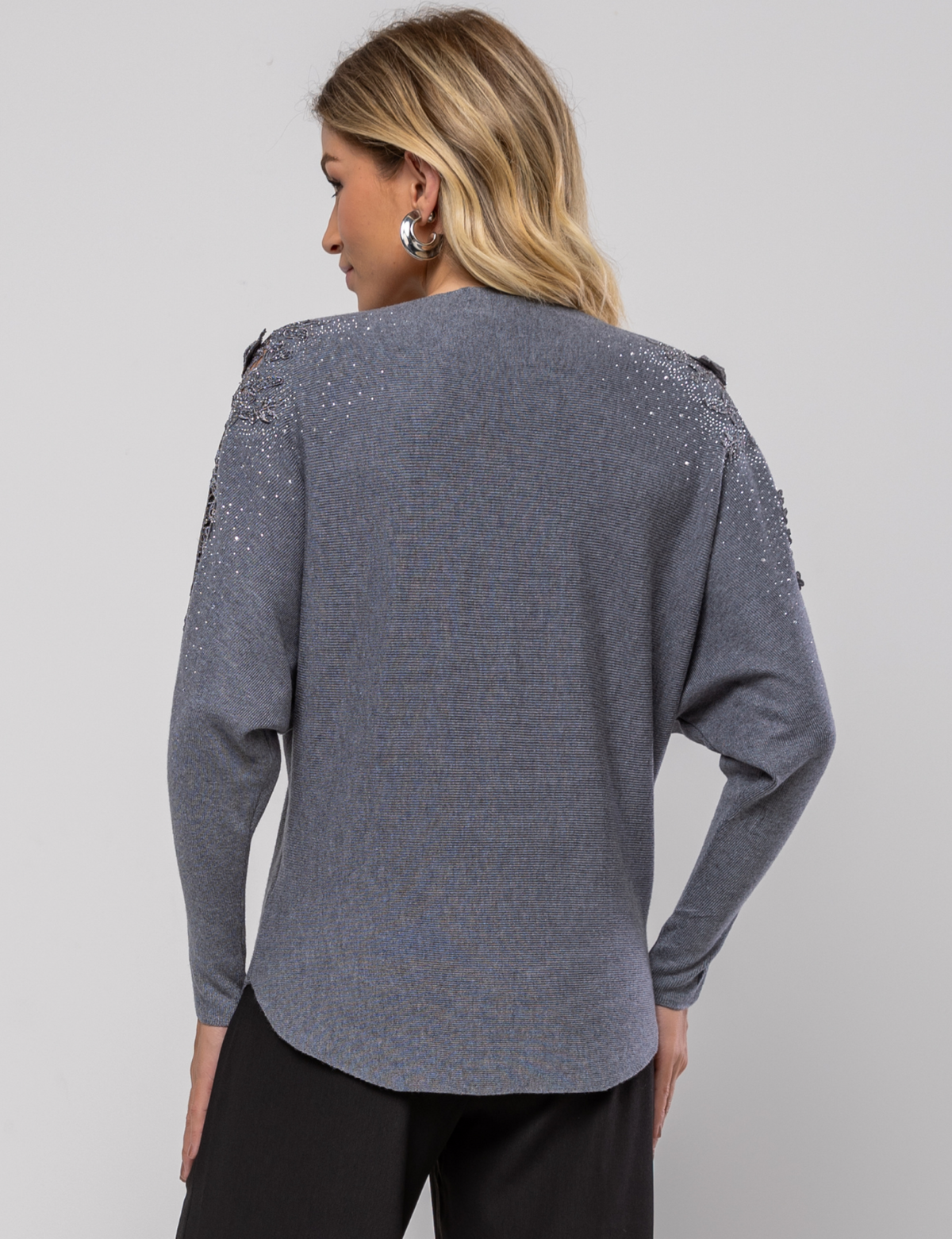 Blusa Ampla Lua - Cinza