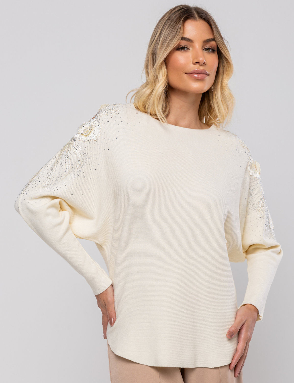 Blusa Ampla Lua - Off White