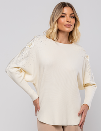 Blusa Ampla Lua - Off White