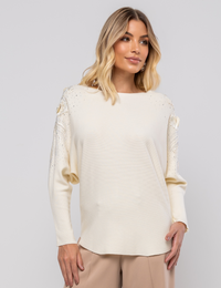 Blusa Ampla Lua - Off White