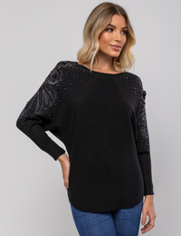 Blusa Ampla Lua - Preta