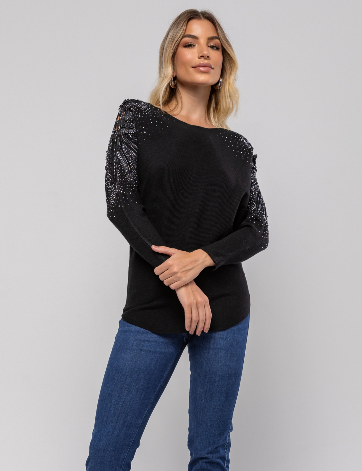 Blusa Ampla Lua - Preta