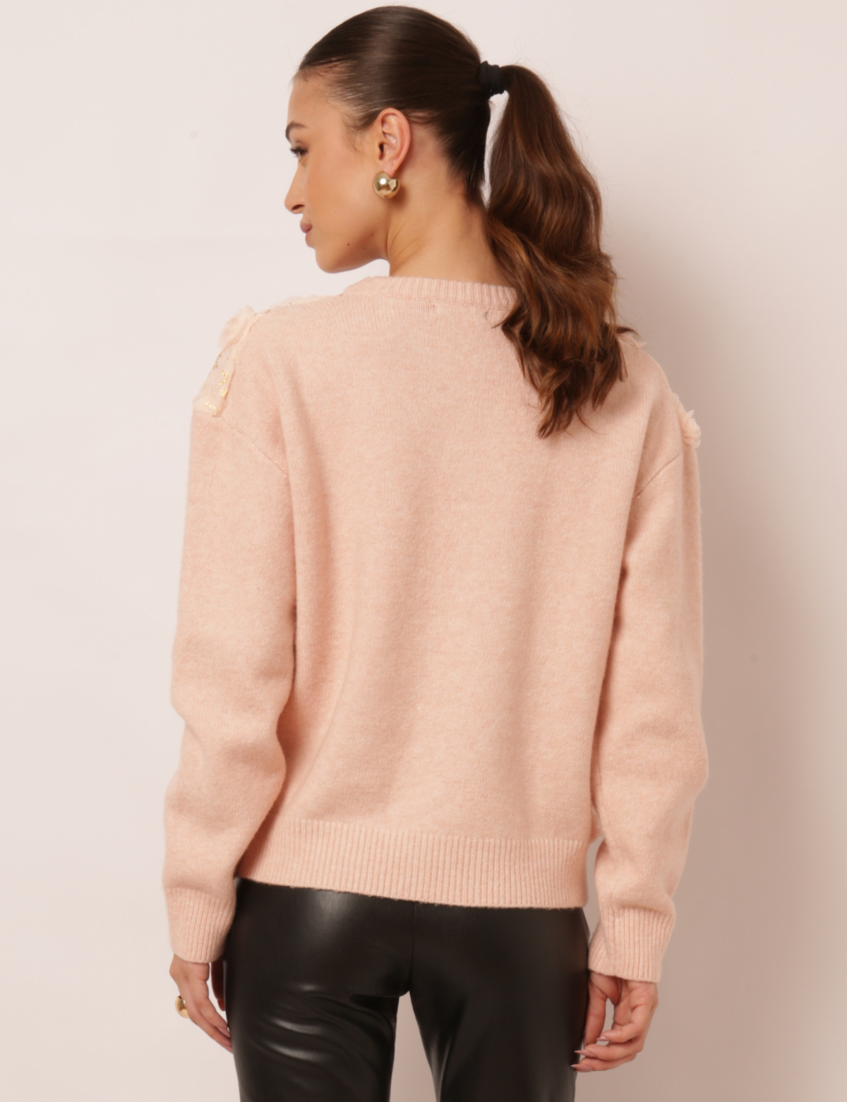 Blusa Flores Ana Júlia - Rosa