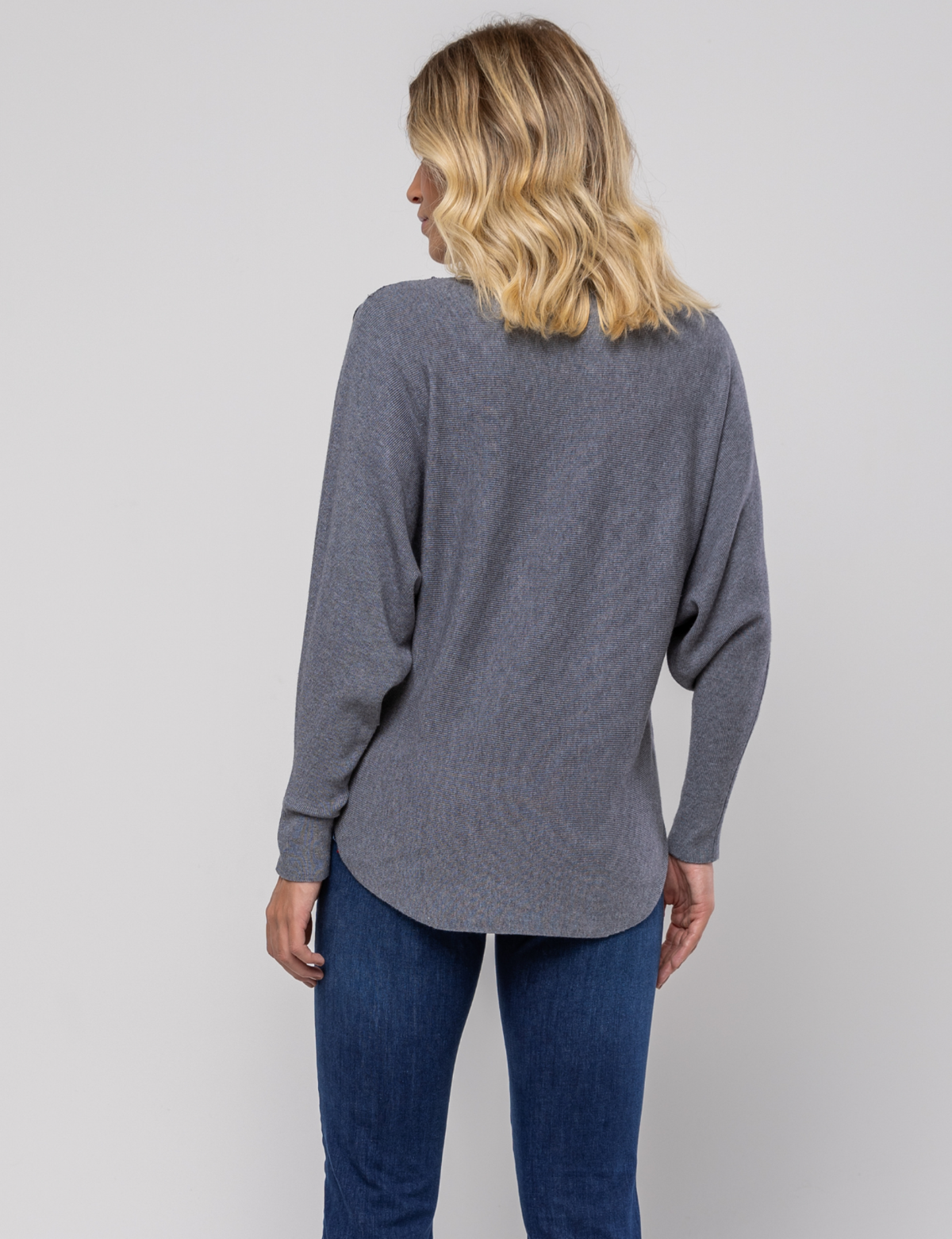 Blusa Modal Aplique Liliam - Cinza