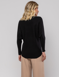 Blusa Modal Aplique Liliam - Preta