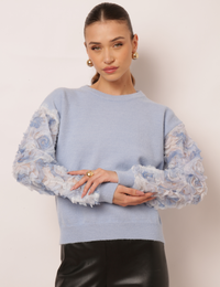 Blusa Tricot Analu - Azul