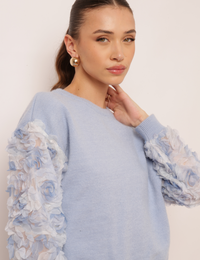 Blusa Tricot Analu - Azul