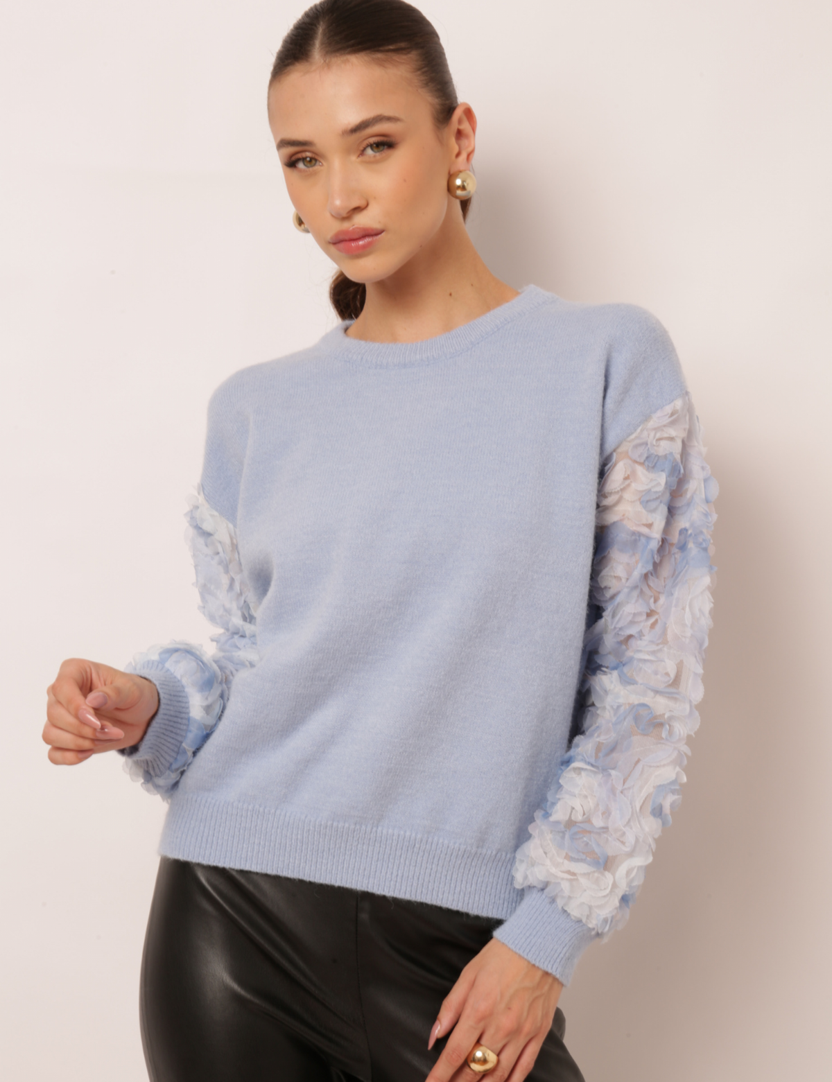 Blusa Tricot Analu - Azul