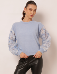 Blusa Tricot Analu - Azul