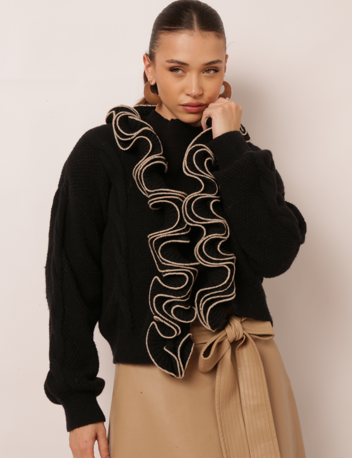 Cardigan Kieza - Preto