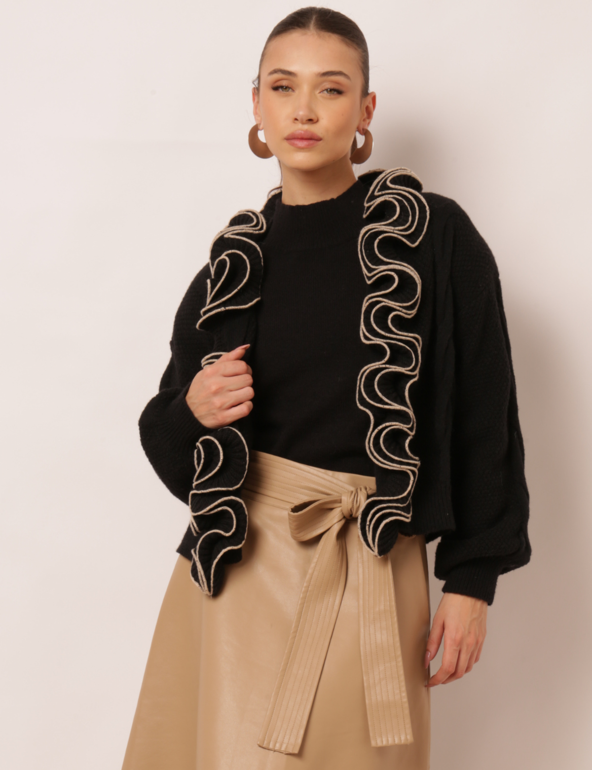 Cardigan Kieza - Preto