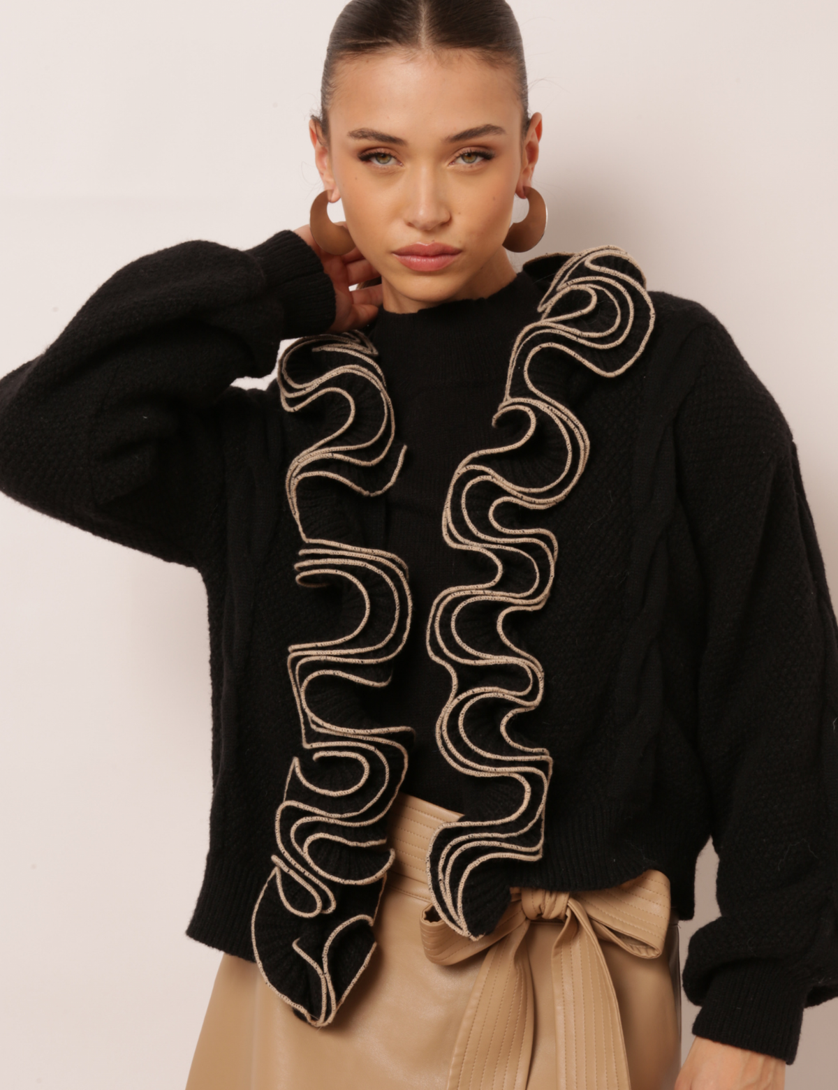 Cardigan Kieza - Preto