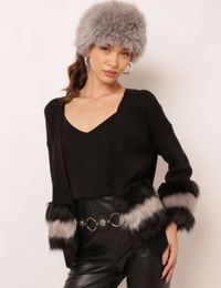 Cardigan Tricot Nia - Preto