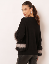 Cardigan Tricot Nia - Preto