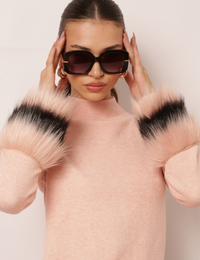 Blusa Tricot Leona - Rosa