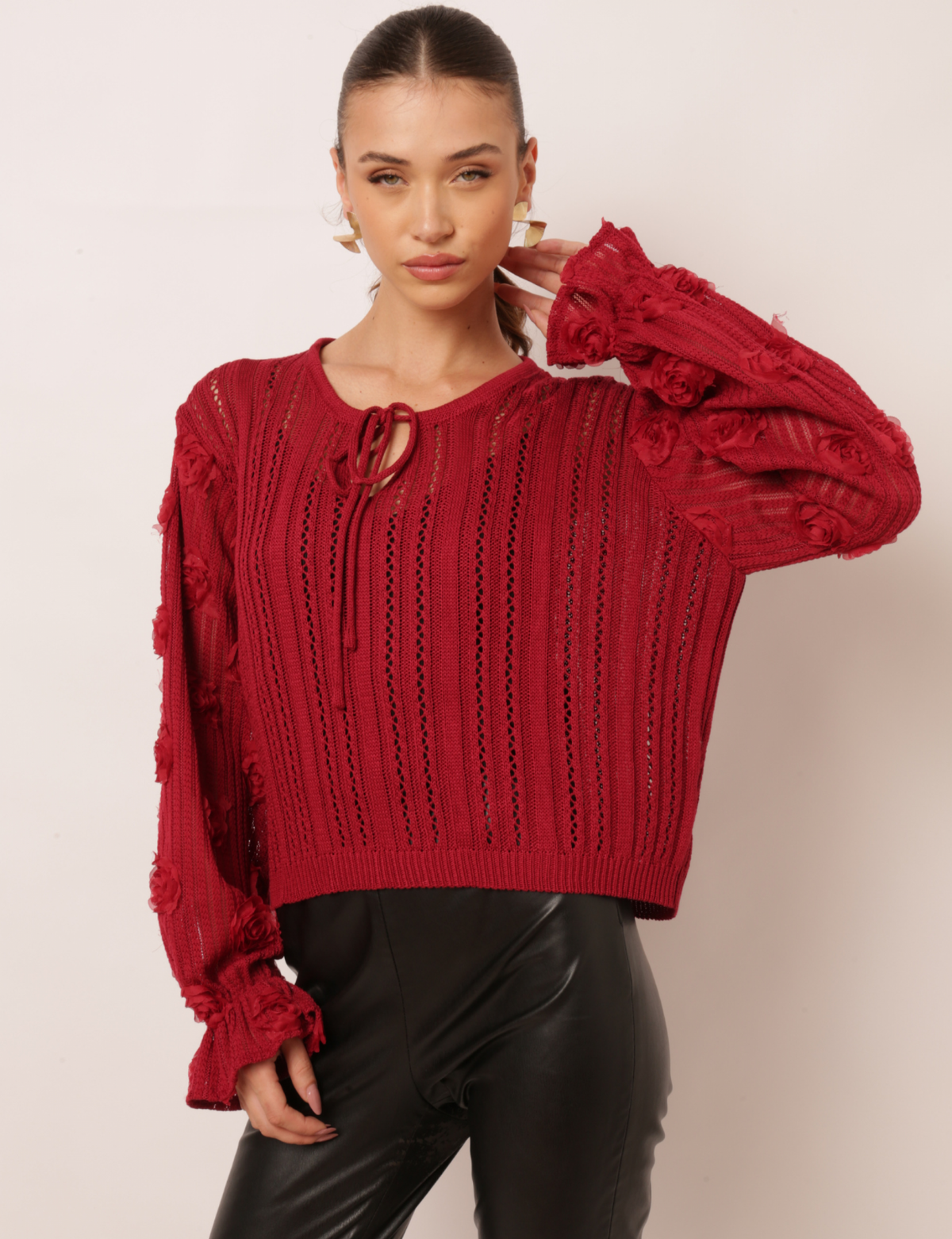 Bata Tricot Belinda - Vermelho