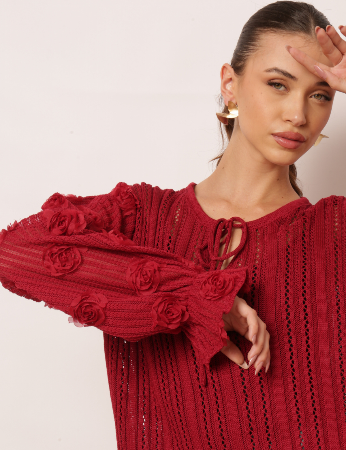 Bata Tricot Belinda - Vermelho