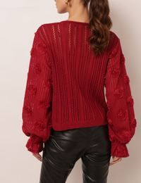 Bata Tricot Belinda - Vermelho